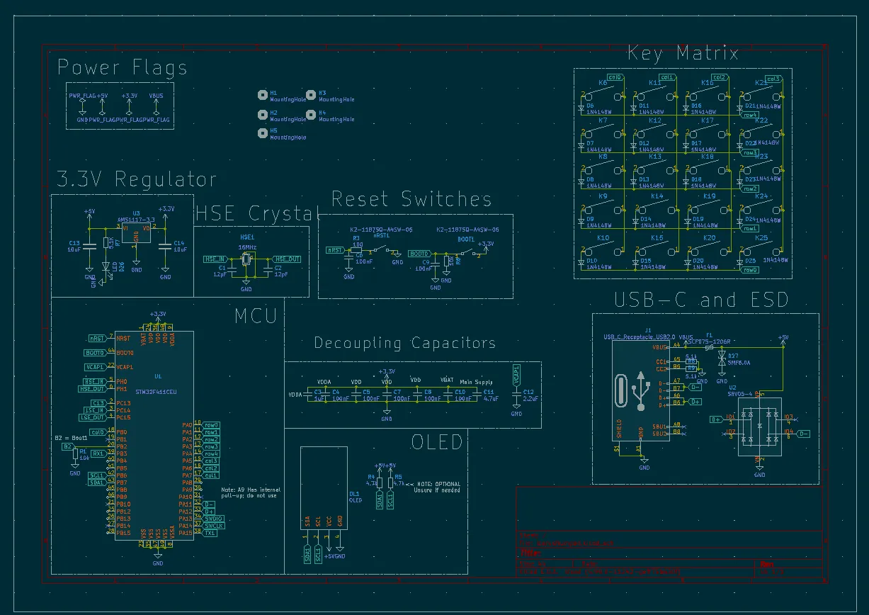 KiCad Schematic Screenshot
